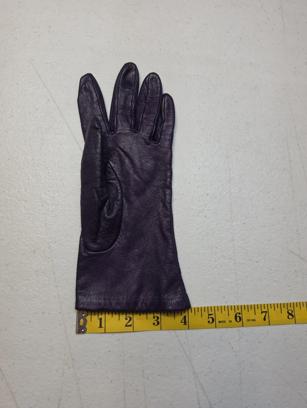 Grandoe Deep Purple Leather Driving Gloves